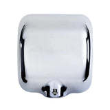 Secador Manos Acero Inoxidable Automático Infrarrojo 1800W con luz LED azul con regulador de velocidad y ruido.