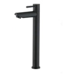 Kit Griferia Color Negro Agua Fría -lavamanos Canoa-desagüe