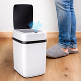Papelera Inteligente con Sensor Automático 15L