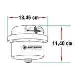 Ducha Eléctrica Boccherini Fusion Dirigible 220V Blanca 3 Niveles de Temperatura