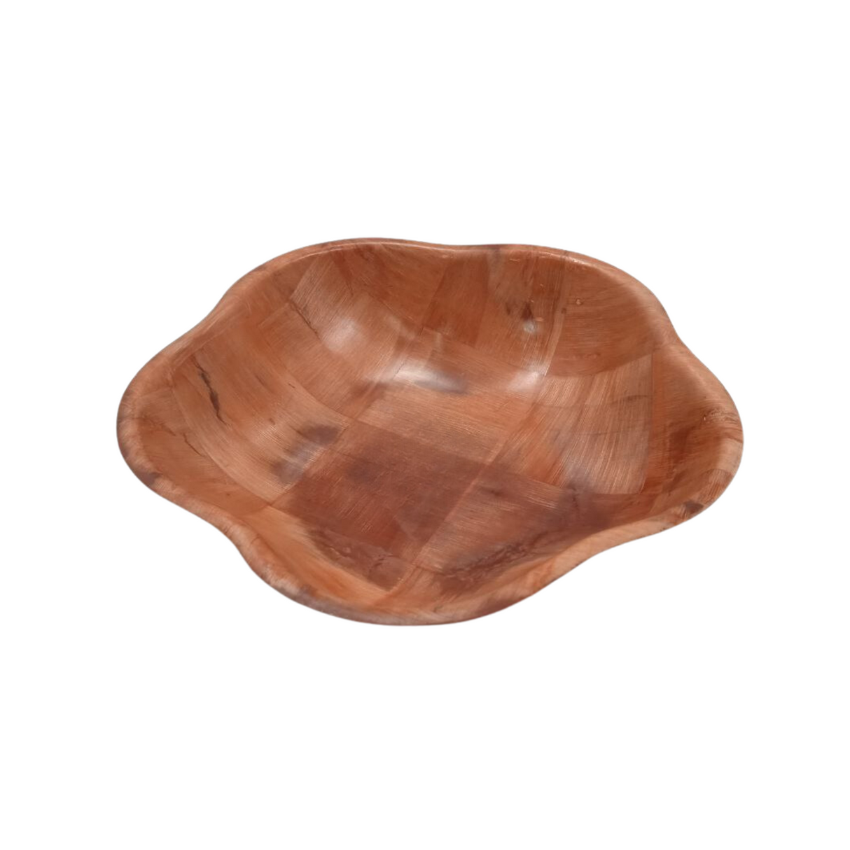 Taza Estilo Madera Plástica Forma De Flor. 20*20