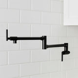 Llave Muro Plegable Tessuto Negro Mate Acero Inoxidable