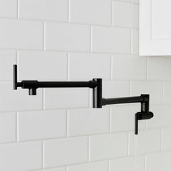 Llave Muro Plegable Tessuto Negro Mate Acero Inoxidable