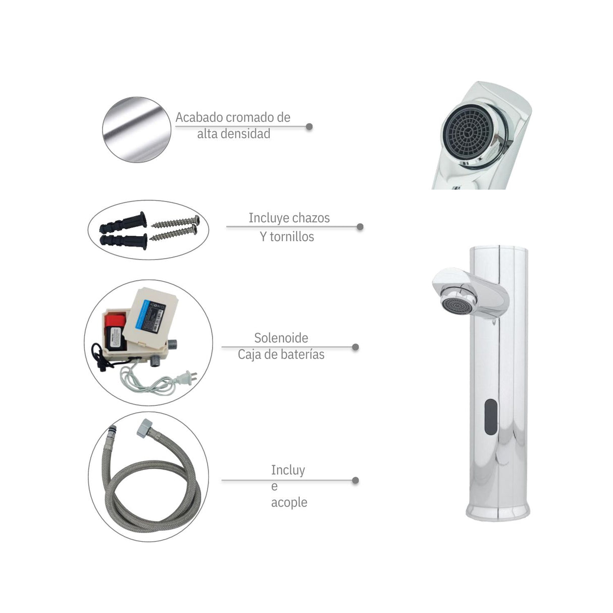 GRIFO SENSOR POSTE LAVAMANOS