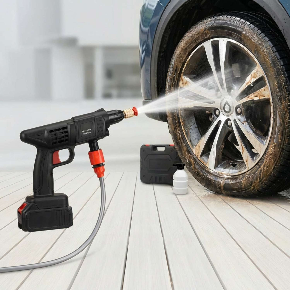 Hidrolavadora Inalámbrica Portátil 48V