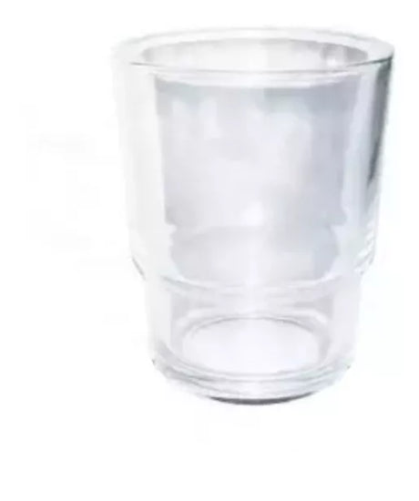 Juego Plato + Vaso Cepillera Disponible Opaco O Transparente