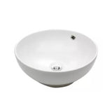 Lavamanos Sobreponer Porcelana Redondo Blanco 38.5*15.5 cm
