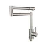 Grifería Monocontrol Cuello Plegable Niquel Texturizado Sovrano