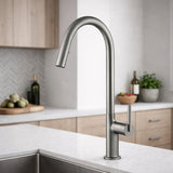 Llave Lavaplatos Monocontrol Sottile Gris Concreto Extraible