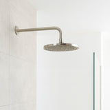 Regadera Redonda Spacco 10 Pulgadas Niquel Texturizado