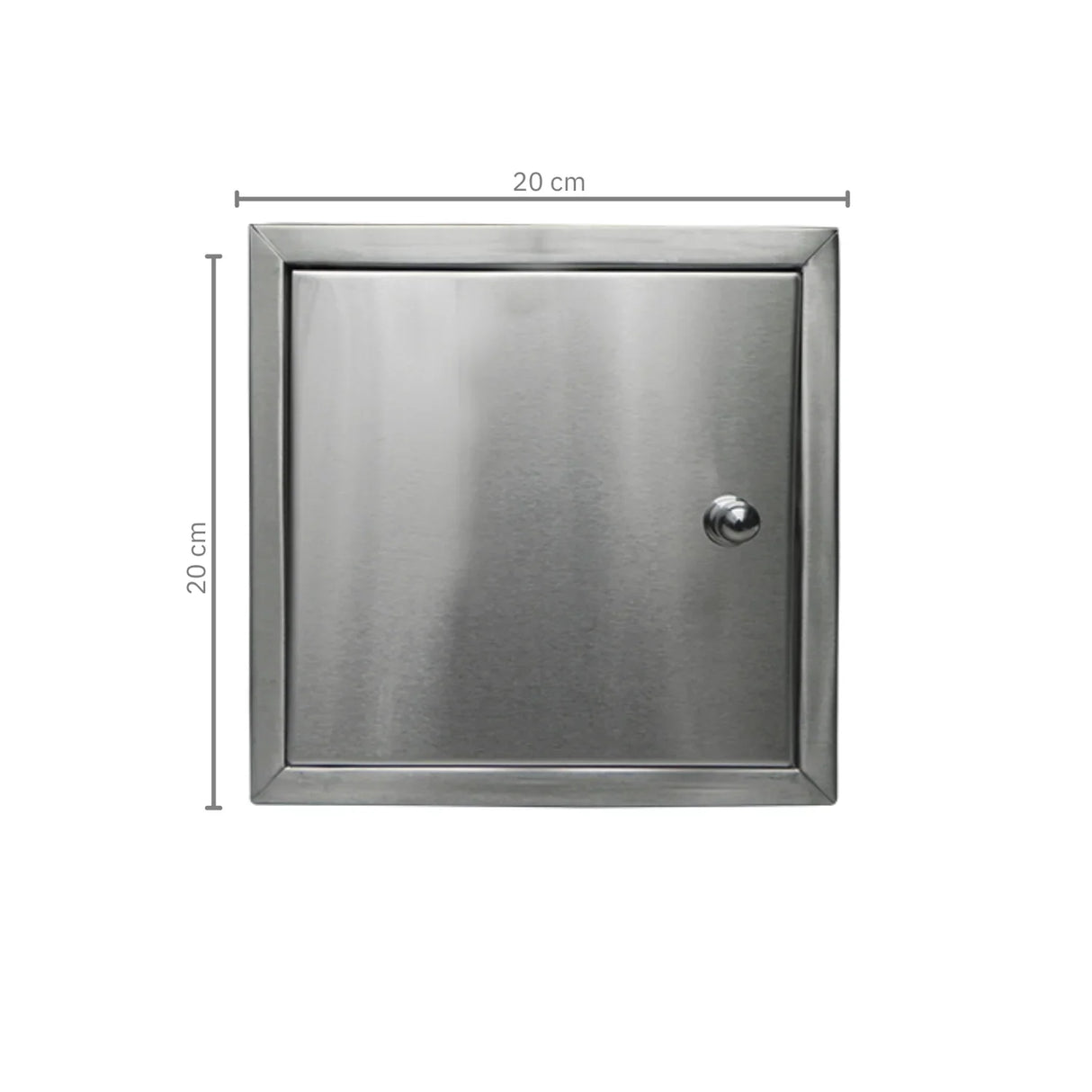 Tapa Registro 20x20 Acero Inoxidable