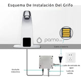 Grifería con Sensor Automático para Lavamanos Híbrida 110V | Sin Contacto, Ahorra Agua