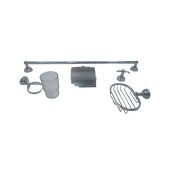 Juego de Accesorios Metalico Base Redonda