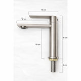 Llave para Lavamanos Baja Lincoln Cromada 18 cm