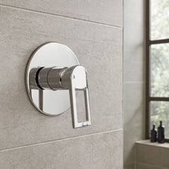Mezclador Ducha Monocontrol Alto Spacco Gris Concreto