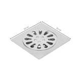 Rejilla Piso 10x10cm  Acero Inoxidable