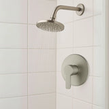 Griferia Ducha Monocontrol Satinada Metalica Cuerpo Bronce