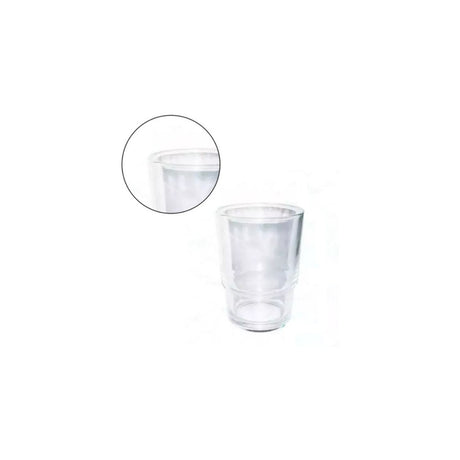Vaso Cepillera  En Cristal Transparente