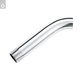 Tubo Regadera Curvo 15.5x7 Cm Cromado