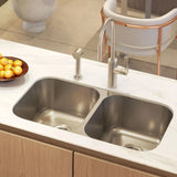 Lavaplatos Doble Acero Inoxidable SubMontar 82 x 43 cm