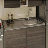 Lavaplatos Acero Inoxidable Poceta Derecha 1 * 0.52 Mts 1 hueco