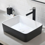Lavamanos Negro Blanco 46*33*14,5