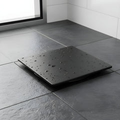 Rejilla Piso Cuadrada 10 X 10 Negro Mate Diseño Moderno SS304