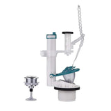 Válvula Descarga Nuki 2 Piezas Catapulta 26cm + Botón Grival