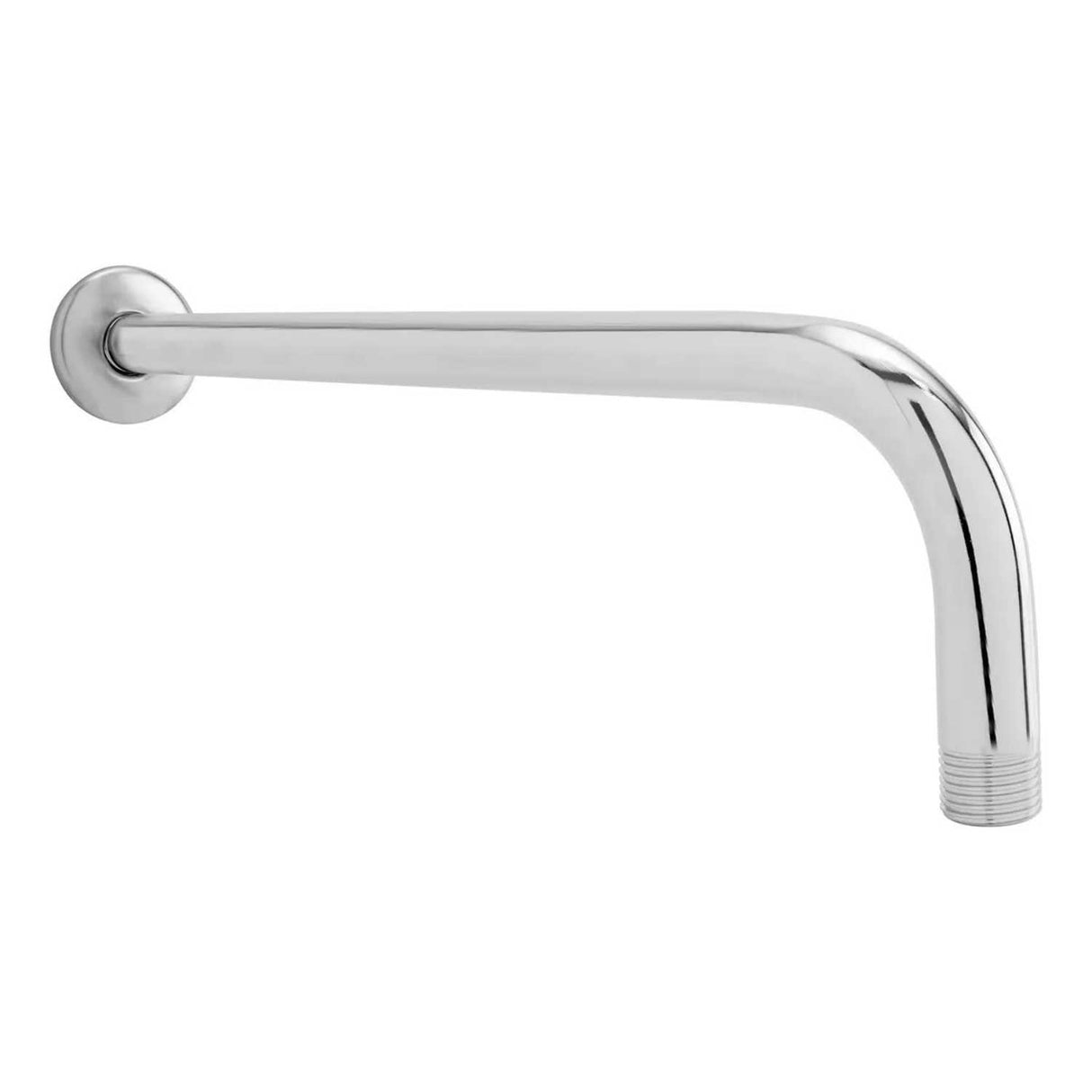 Tubo para Regadera de Pared 37 cm en Acero Inoxidable Cromado 1/2”