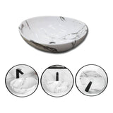 Kit Completo Lavabo Venato Oval-sifón -grifo Negro Agua Fría