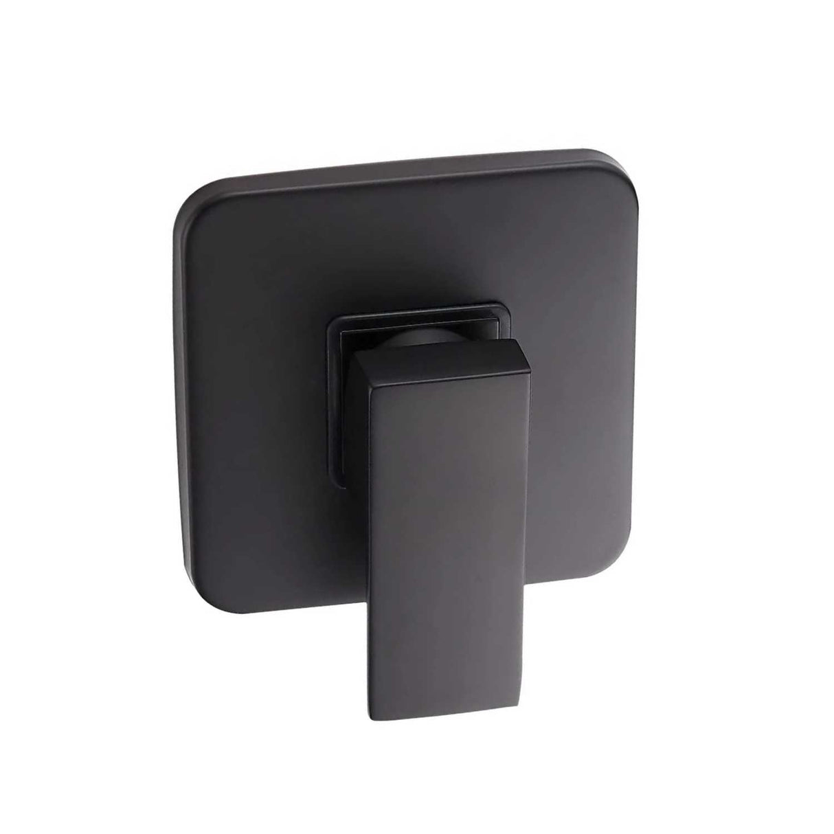 Grifería Ducha Monocontrol Negra Cuadrada Bronce Mate 12 x 12 cm | Mezclador Empotrado Universal 1/2"