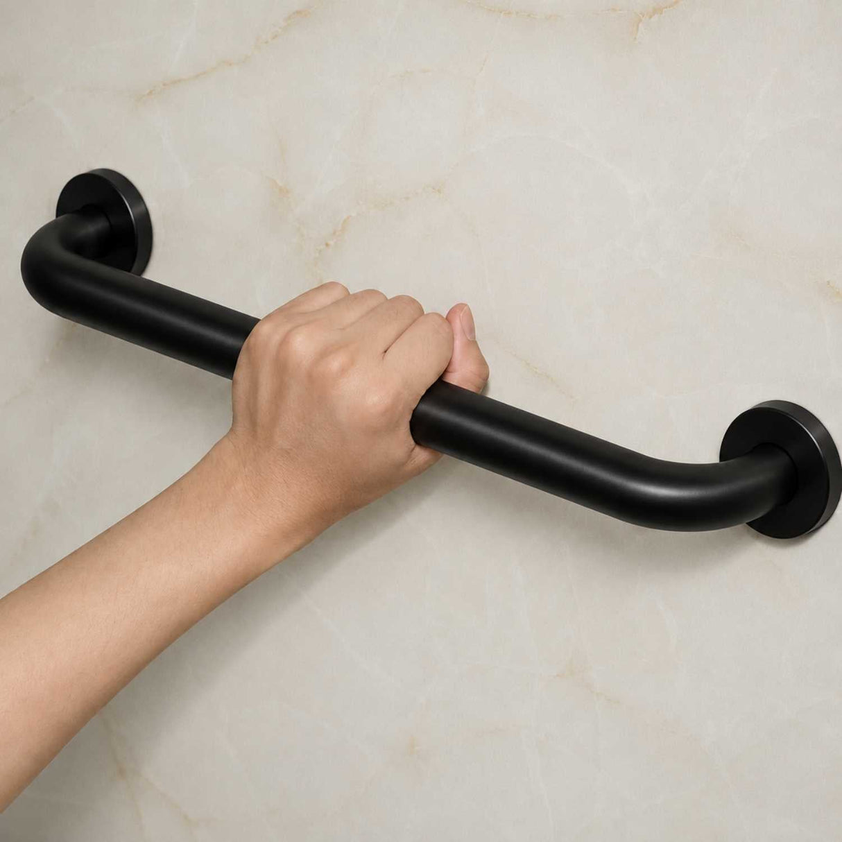 Barra de seguridad recta satinada 40 cm del combo