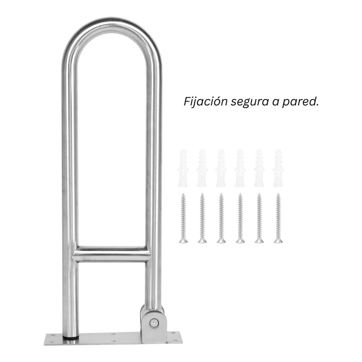 Barra de seguridad abatible 70 cm acero inoxidable del combo