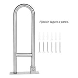Barra de seguridad abatible 70 cm acero inoxidable del combo