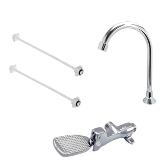 Kit Grifería Industrial+Pedal Liviano