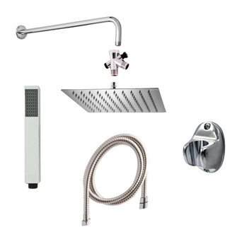 Kit de Ducha: Regadera, Tubo Desviador y Ducha Teléfono