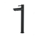 Kit Griferia Color Negro Agua Fría -lavamanos Canoa-desagüe