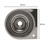 Lavamanos Plataforma Acero Inoxidable 36x38cm Pared