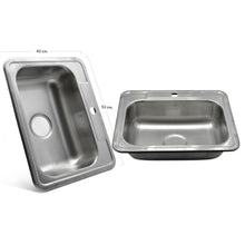 Lavaplatos 53x43cms Acero Inoxidable