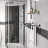 Toallero Repisa Triple Barra Square en Aluminio - 60 cm