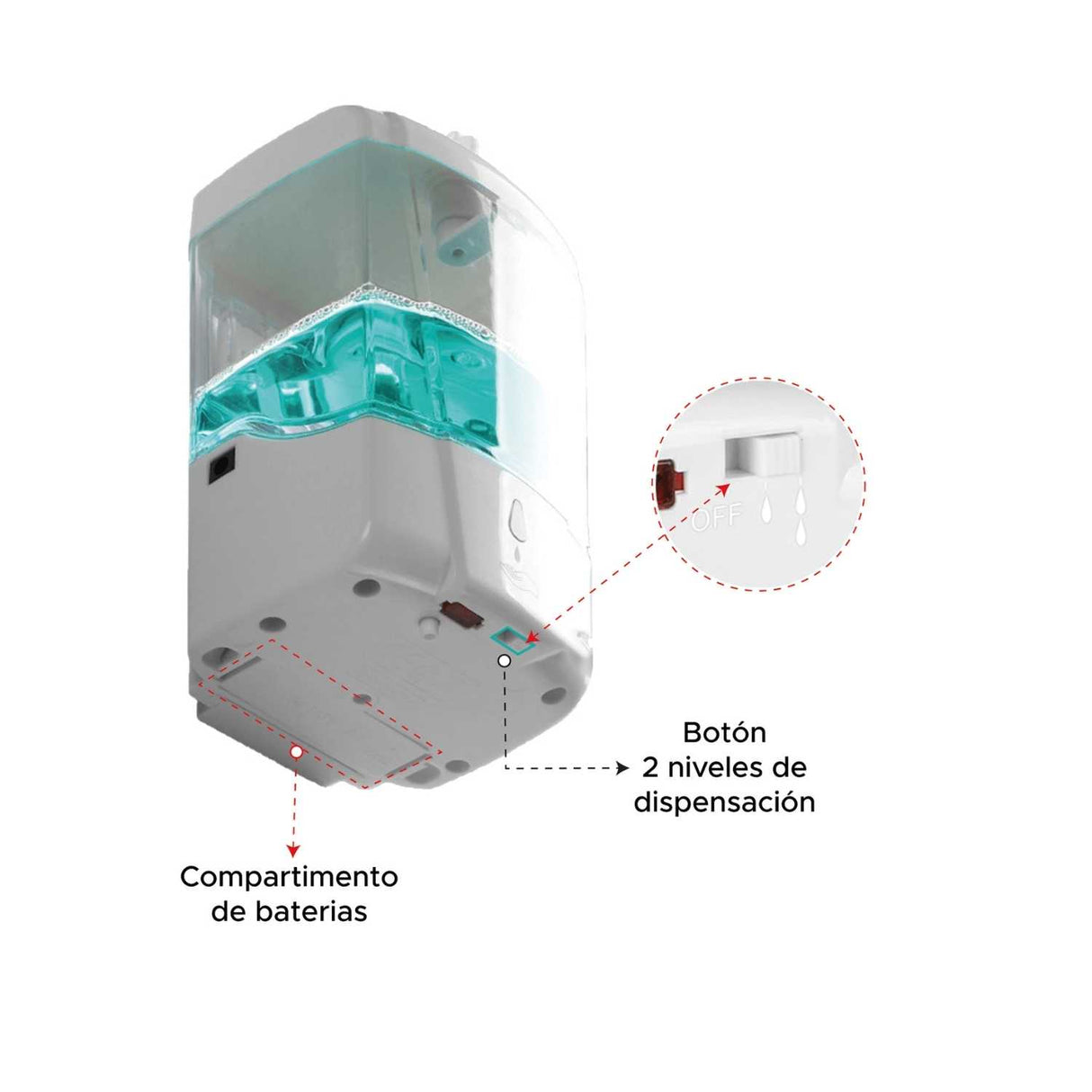 Dispensador Automático de Jabón Líquido con Sensor Infrarrojo 🧴🤖