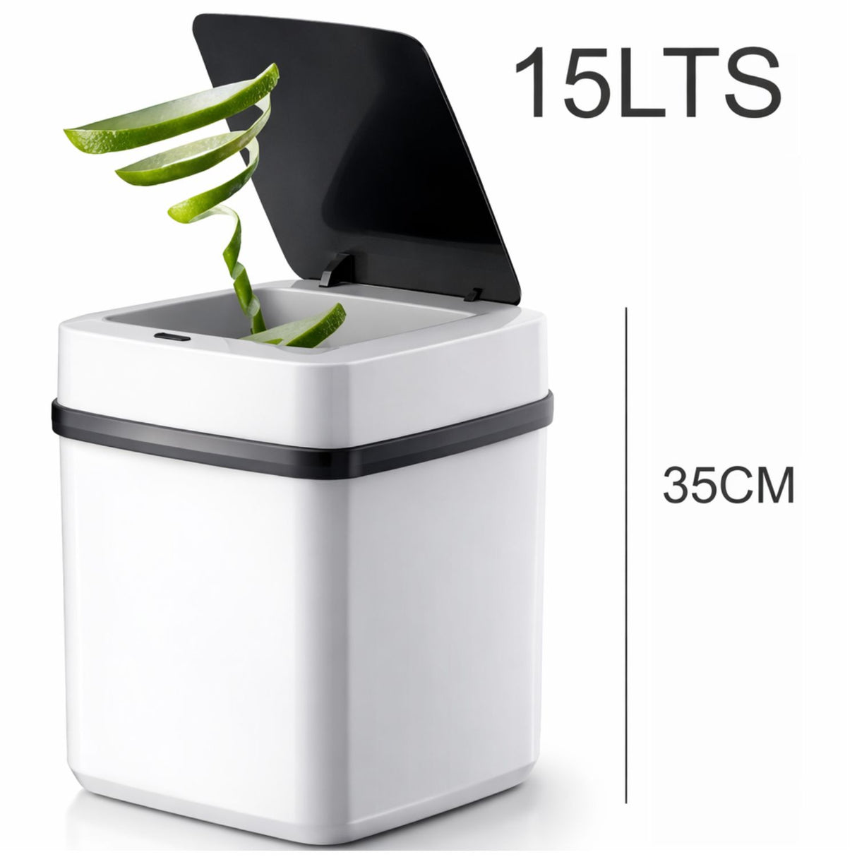 Papelera Inteligente con Sensor Automático 15L