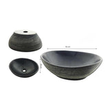 Kit Completo Lavamanos Rustico Griferia Cuadrada Negra Mezclador