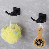Perchero de Pared Negro para Baño