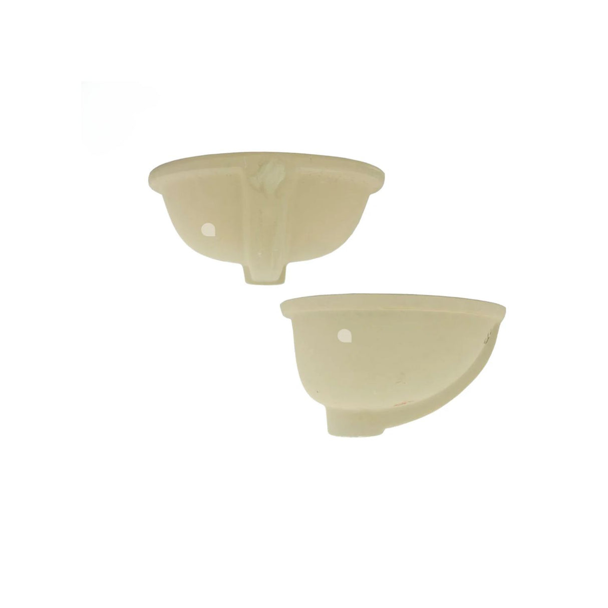 Lavamanos De Bajo Poner Vancouver Blanco Ovalado Con Rebose - 33x29x17 Cm | 42x34x20 Cm | 47x39x19 Cm