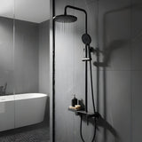 Columna De Ducha Mezcladora Alta Lusso Gris Concreto Monocon