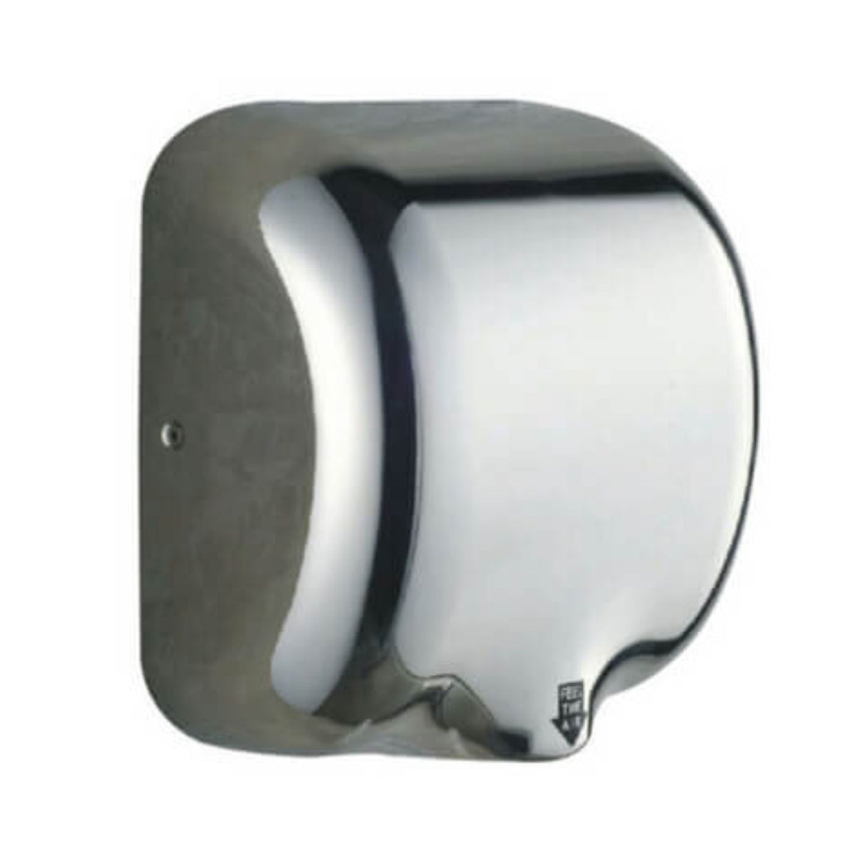 Secador Manos Acero Inoxidable Automático Infrarrojo 1800W con luz LED azul con regulador de velocidad y ruido.