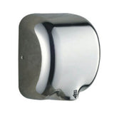 Secador Manos Acero Inoxidable Automático Infrarrojo 1800W con luz LED azul con regulador de velocidad y ruido.