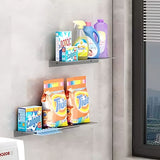 Repisa Moderna Rectangular Silver Gris Aluminio 28 cm - Incluye Accesorios de Instalación