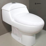 Sanitario Roma One Piece Color Blanco Moderno